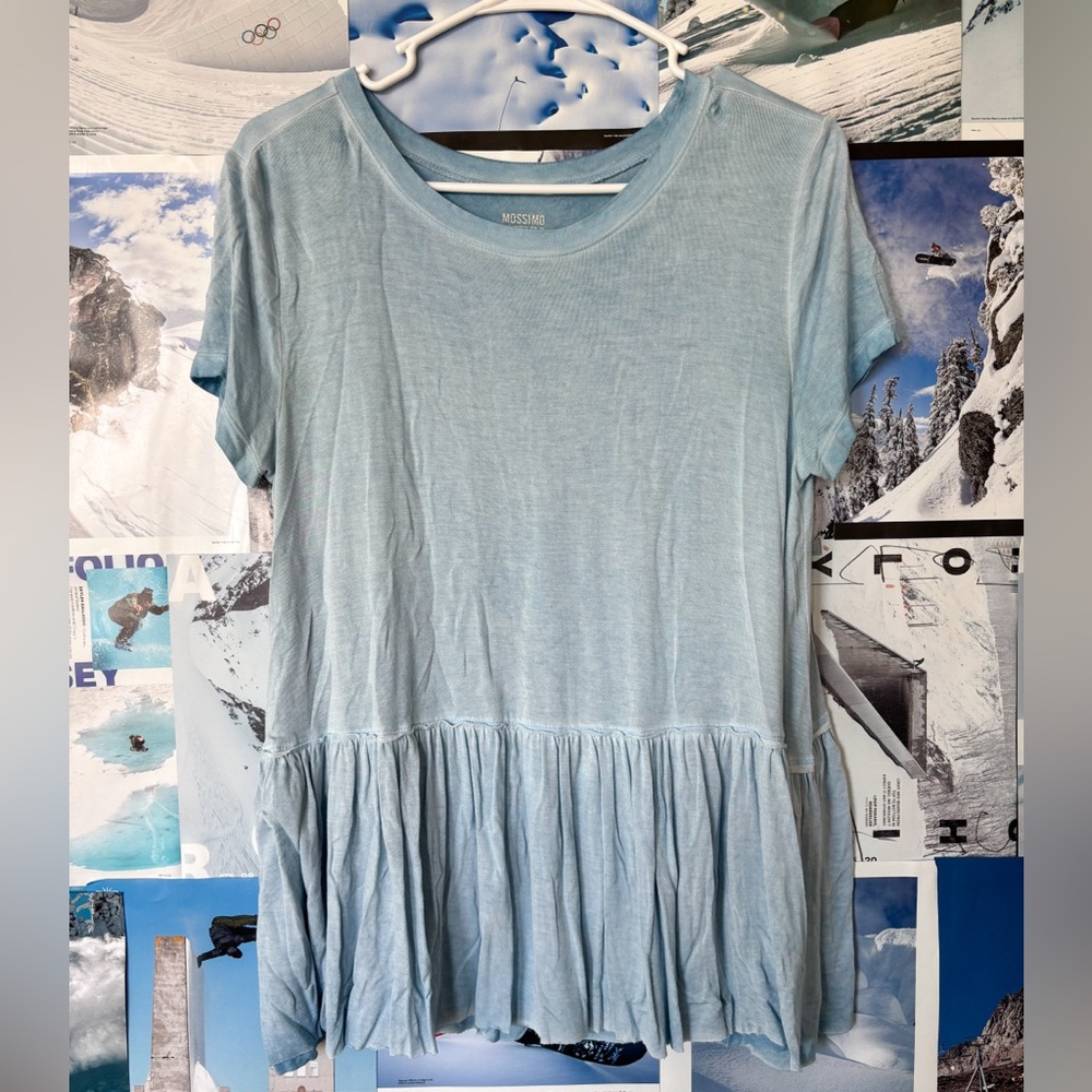 Mossimo Supply Co. Light Blue Short Sleeve